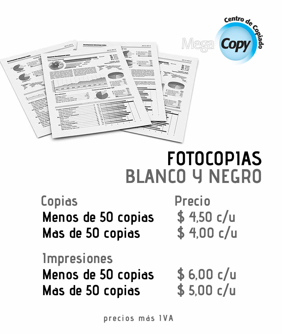 FOTOCOPIAS B Y N - FOTOCOPIASMEGACOPY